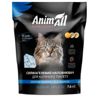 Силікагелевий наповнювач AnimAll Кристали аквамарину, для котів, 7.6 л (3.2 кг)