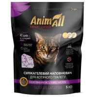 Силікагелевий наповнювач AnimAll Premium Кристали аметиста, для котів, 5 л (2.1 кг)