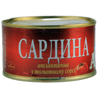 Сардина атлантична Арктика у томатному соусі 240 г