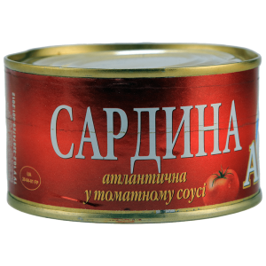Сардина атлантична Арктика у томатному соусі 240 г