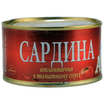 Сардина атлантична Арктика у томатному соусі 240 г
