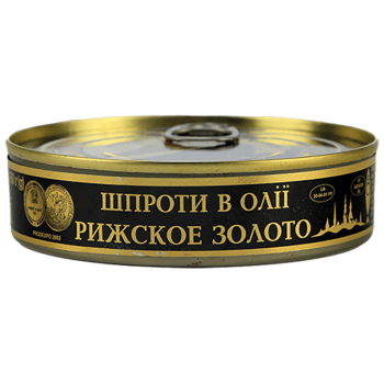 Шпроти Ризьке золото в олії 160 г