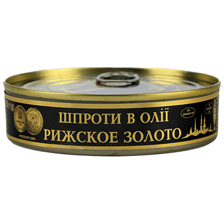 Шпроти Ризьке золото в олії 160 г