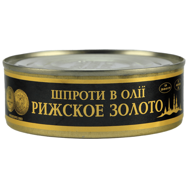 Шпроти Ризьке золото в олії 240 г