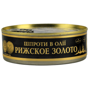 Шпроти Ризьке золото в олії  240 г