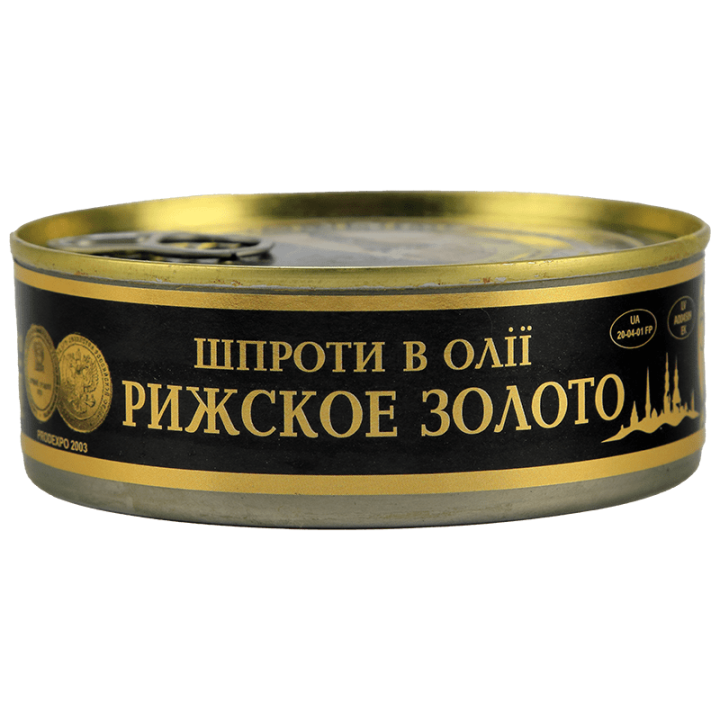 Шпроти Ризьке золото в олії  240 г