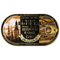 Шпроти Ризьке золото в олії 190 г