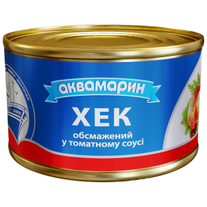 Хек Аквамарин обсмажений у томатному соусі 230г