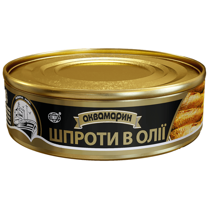 Шпроти Аквамарин в олії 150г