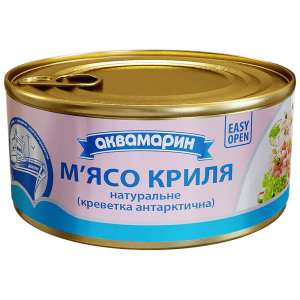 М'ясо криля Аквамарин натуральне 185г