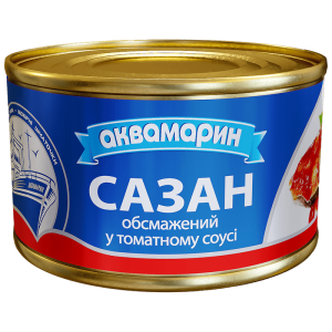 Сазан Аквамарин обсмажений у томатному соусі 230г