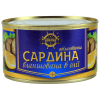 Сардина Боцман атлантична бланшована в олії 240 г