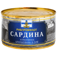 Сардина Рибпромфлот атлантична бланшована в олії 240 г