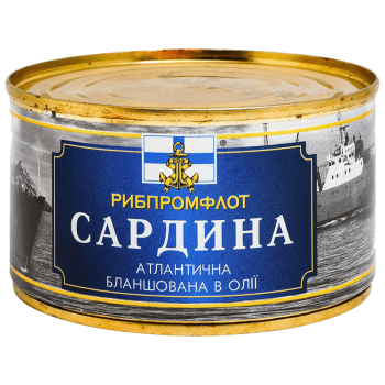 Сардина Рибпромфлот атлантична бланшована в олії 240 г