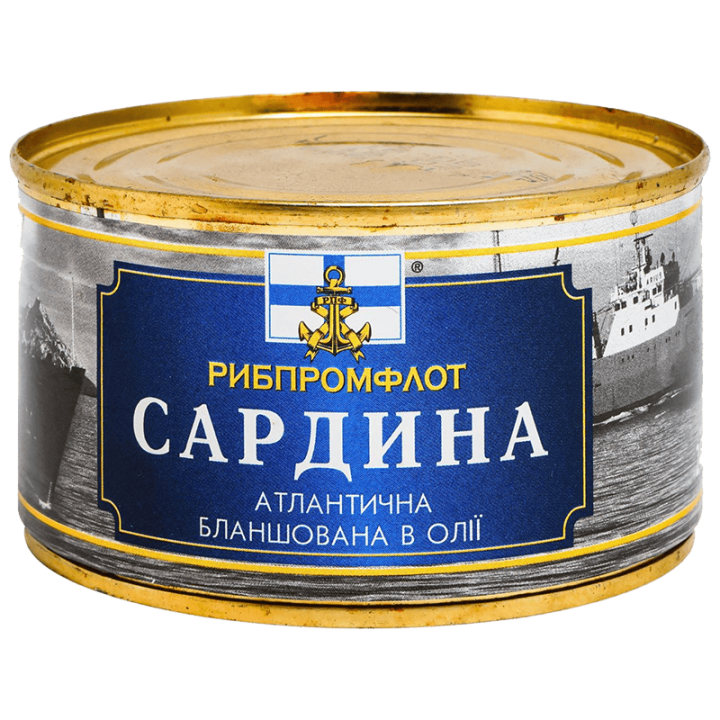 Сардина Рибпромфлот атлантична бланшована в олії 240 г