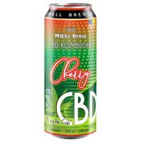 Напій безалкогольний Mikki Brew CBD Kombucha Cherry, з/б, 0,5 л