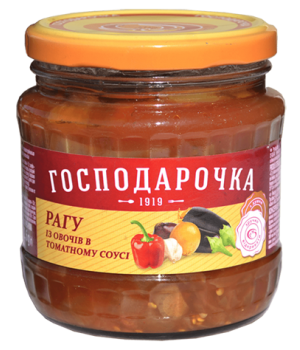 Рагу из овощей "Господарочка" в томатном соусе 420 г (4820024797726)