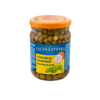 Горошек зеленый "Господарочка" консервированный с/б 250 г (4820024793834)