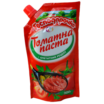 Томатная паста 25% "Господарочка" дой-пак 300 г (4820024793377)