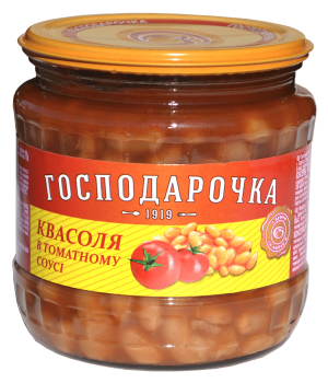 Квасоля "Господарочка" в томатному соусі 450 г (4820024797979)