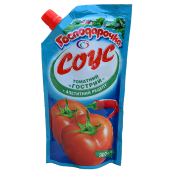 Соус томатный "Господарочка" Острый дой-пак 300 г (4820024793407)