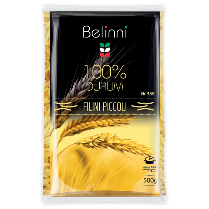 Макарони Belinni Вермішель ниткоподібні тонкі короткі 500 г