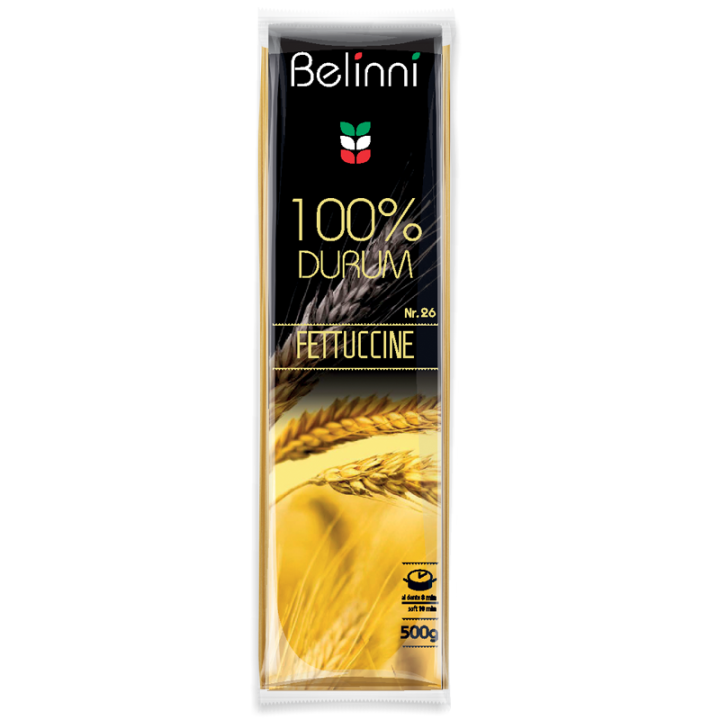 Макарони Belinni Локшина Фетучiнi №26 500 г