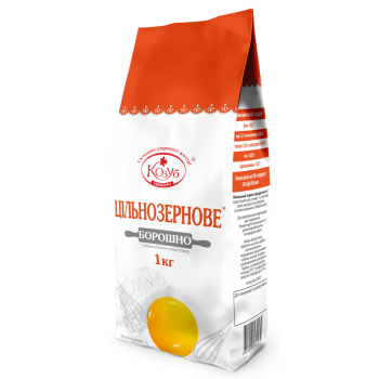 Борошно Козуб Продукт пшеничне цільнозернове 1 кг