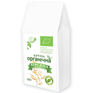 Крупа Козуб Продукт вівсяна плющена ОРГАНІЧНА 500 г