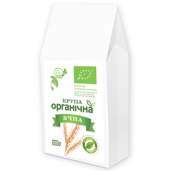 Крупа Козуб Продукт ячна ОРГАНІЧНА в пакеті 500 г