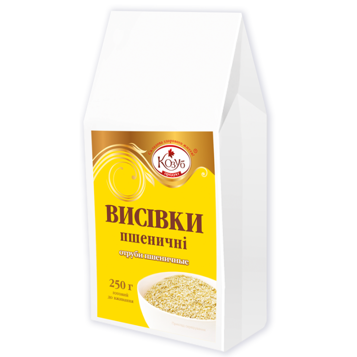 Висівки Козуб Продукт пшеничні в пакеті 250 г
