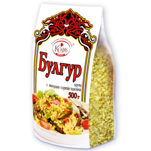 Крупа Козуб Продукт Булгур пшенична з твердих сортів пшениці 500 г