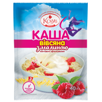 Каша Козуб Продукт вівсяна з малиною 40 г