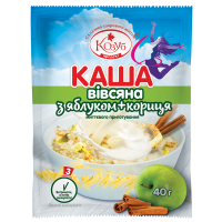 Каша Козуб Продукт вівсяна з яблуком + кориця  40 г