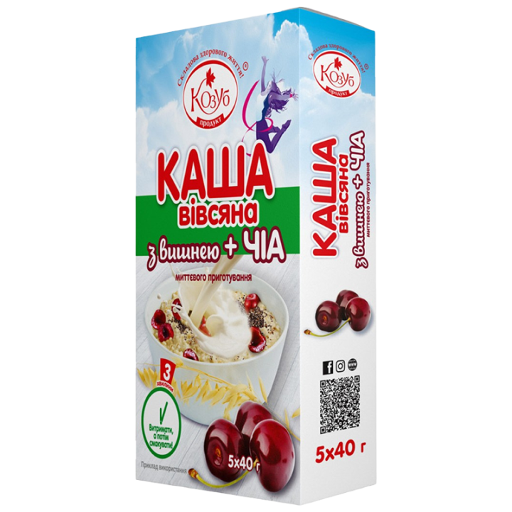Пластівці Козуб Продукт Найніжніші суміш злаків + льон в пакеті 300 г