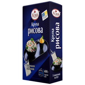 Крупа Козуб Продукт рисова у варильних пакетах 5х80 г