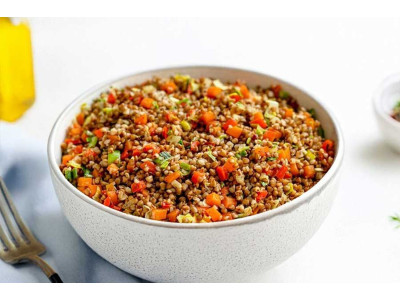 Гречка з овочами