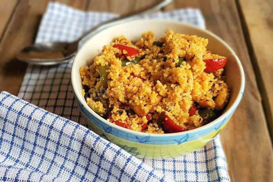 Кускус з куркою та овочами — швидка та поживна вечеря