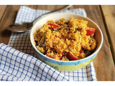 Кускус з куркою та овочами — швидка та поживна вечеря