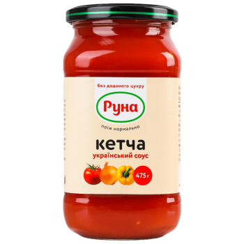 Соус Руна Український Кетча зі стевією 475 г