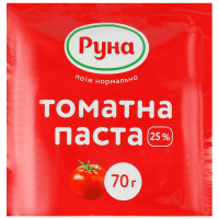 Томатна паста із вмістом сухих речовин 25% 70 г