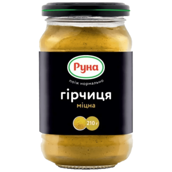 Гірчиця Руна Міцна 210 г