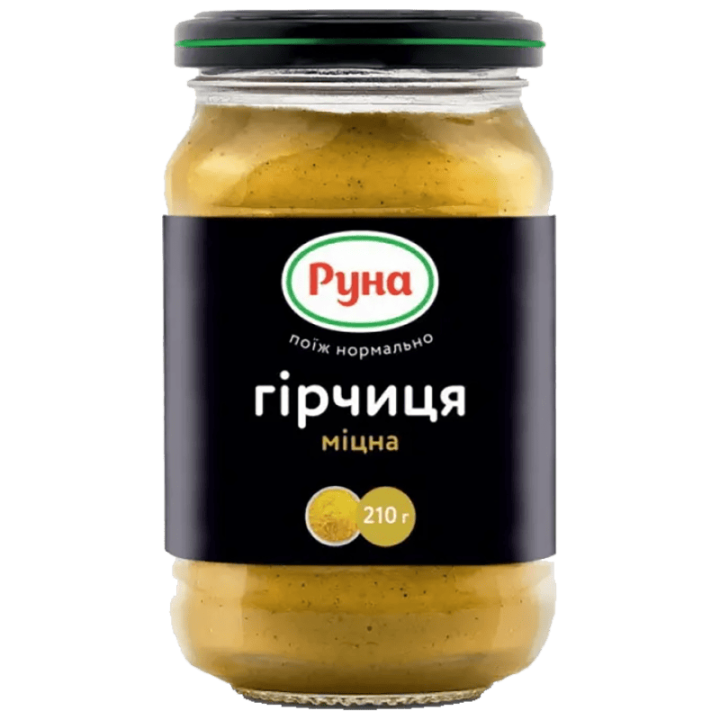 Гірчиця Руна Міцна 210 г