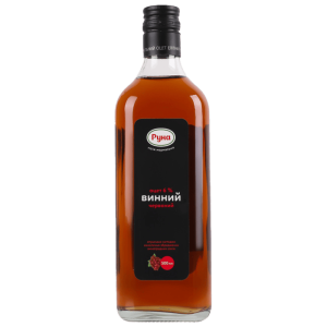 Оцет Руна з харчової сировини винний Червоний 6% 500 мл