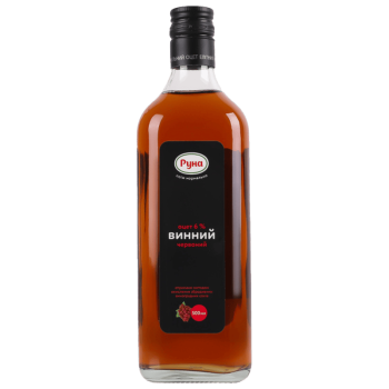 Оцет Руна з харчової сировини винний Червоний 6% 500 мл