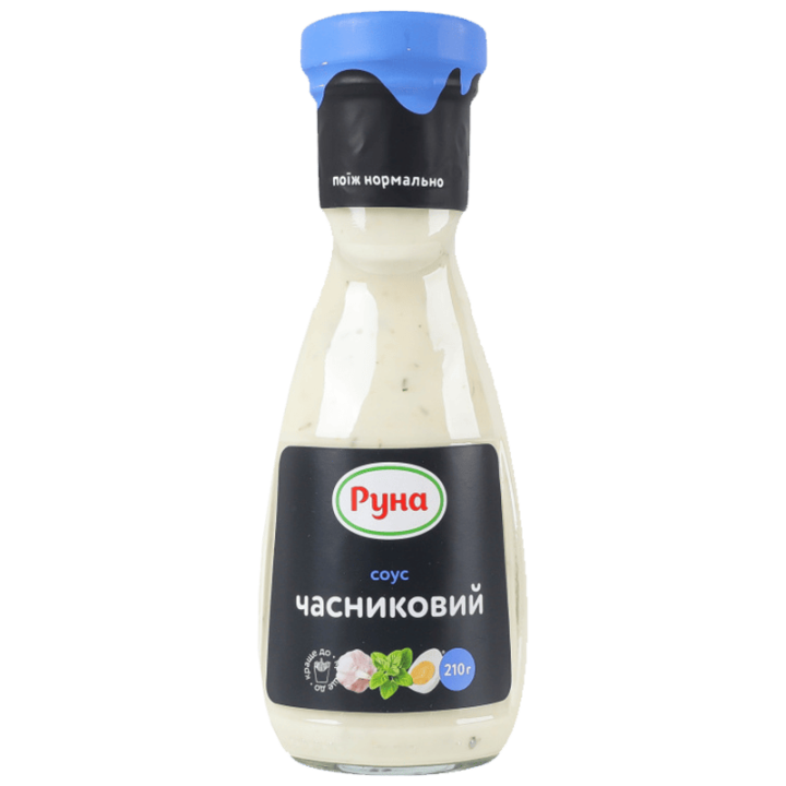Майонезний соус Руна Часниковий 210 г