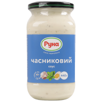 Майонезний соус Руна Часниковий 440 г