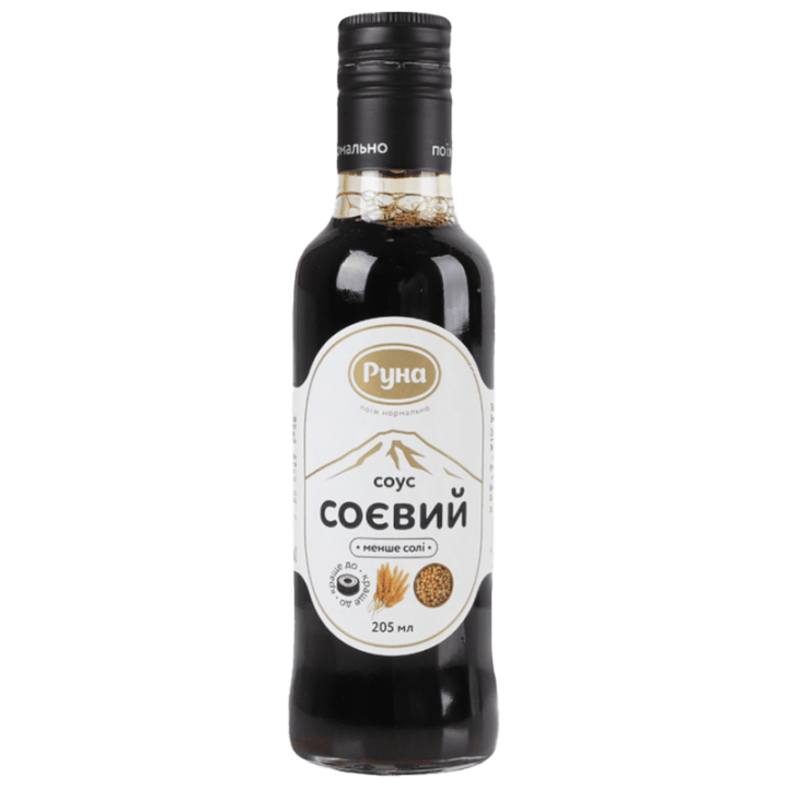 Соус Руна Соєвий менше солі 205 мл