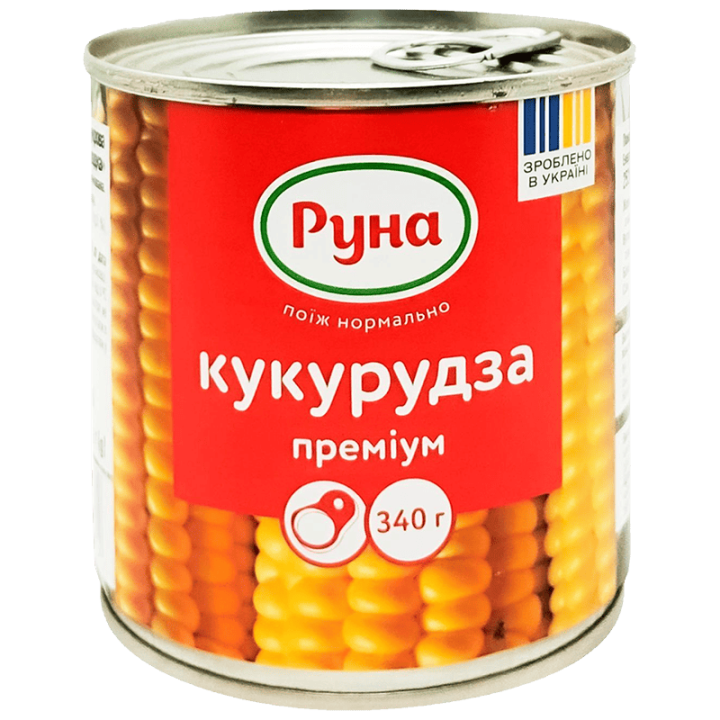Кукурудза Руна цукрова консервована 420 г