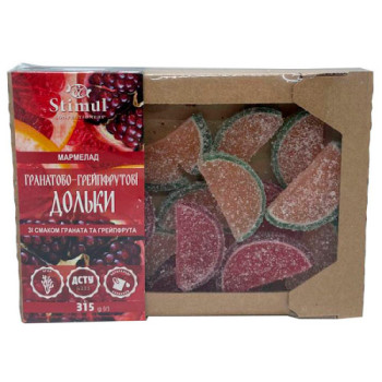 Мармелад Стимул Гранатово-грейпфрутові дольки 0,315кг